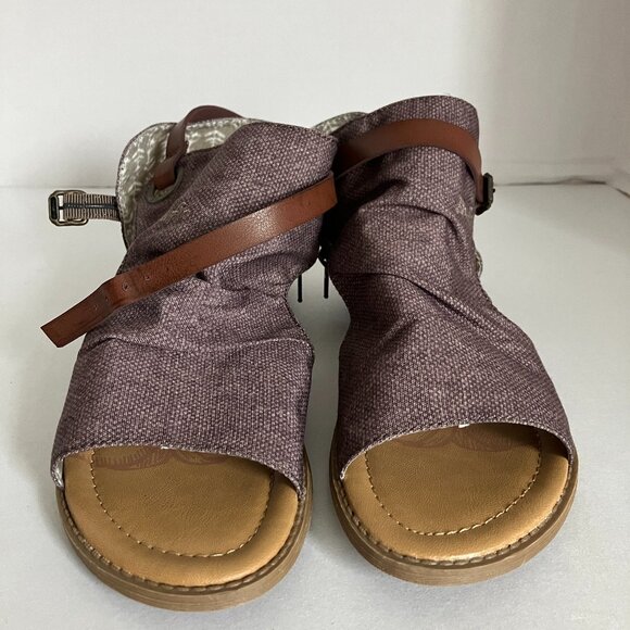 Blowfish Malibu Balla Sandal Size 9 Gladiator Style Zipper and Buckle #B138. - Picture 1 of 8